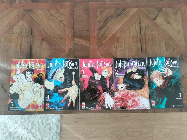 Jujutsu Kaisen volume 1-2-3-4-5-