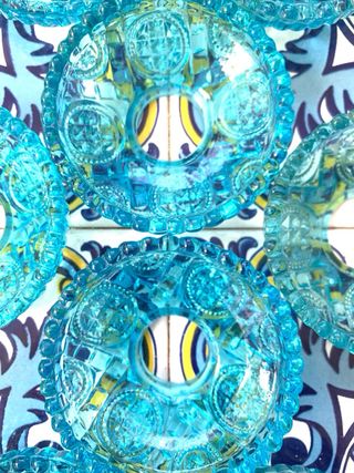 LÁMPARA REPUESTOS CRISTAL VINTAGE