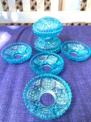 LÁMPARA REPUESTOS CRISTAL VINTAGE