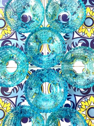 LÁMPARA REPUESTOS CRISTAL VINTAGE