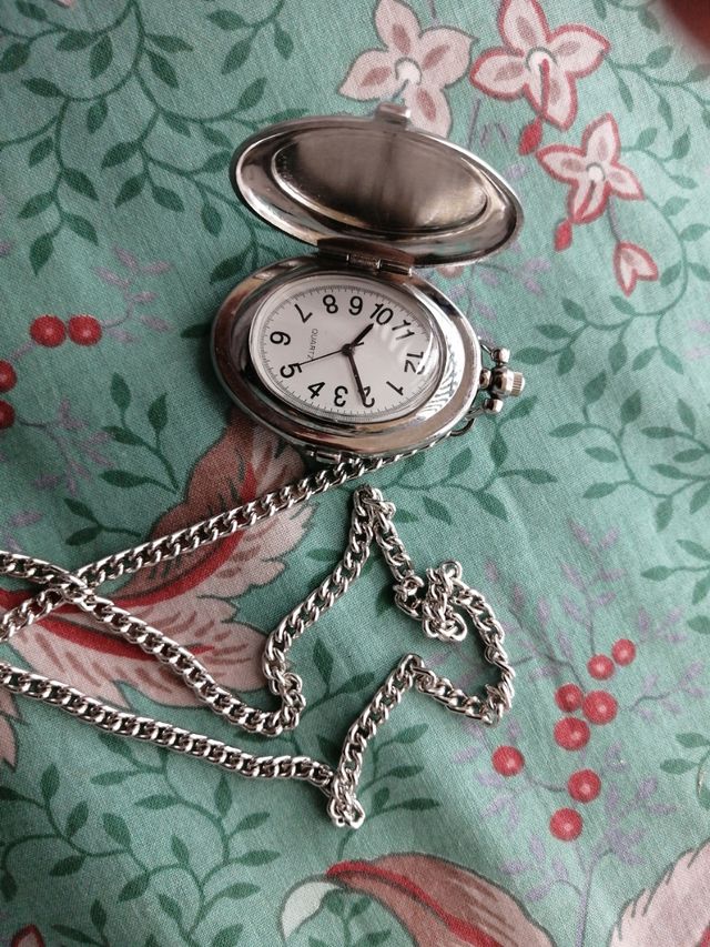 Orologio vintage donna con catenina