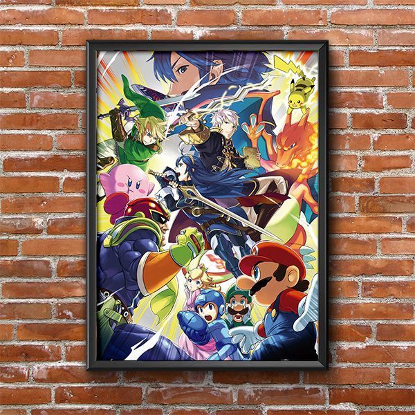 Poster di Smash Bros. - TUTTI SONO QUI 42 × 60 cm