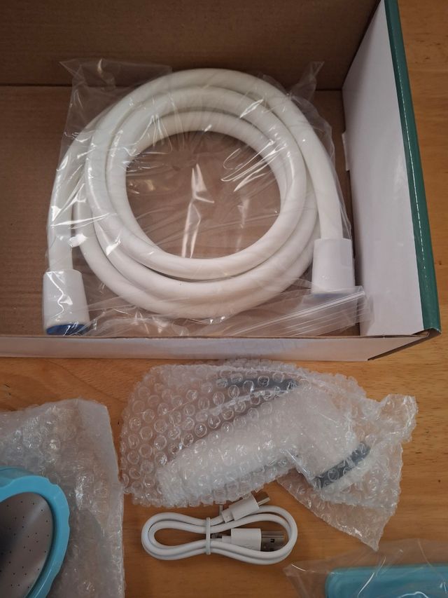 Ducha portátil con bomba