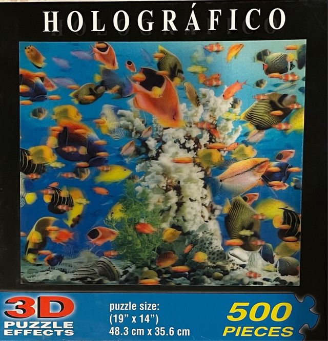 Puzzle Holografico Coral. 500 piezas.