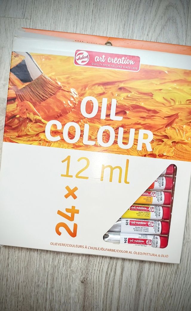 TINTA AL ÓLEO 24 COLORES