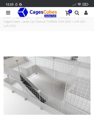 Jaula modular conejos