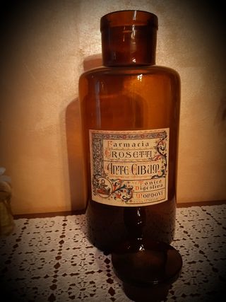 Bottiglia/ GRANDE. da farmacia 40 cm 1920