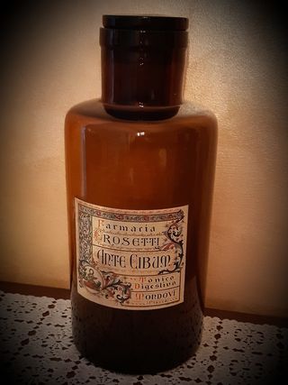 Bottiglia/ GRANDE. da farmacia 40 cm 1920