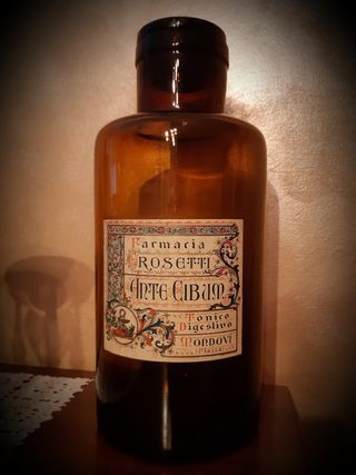 Bottiglia/ GRANDE. da farmacia 40 cm 1920