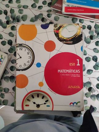 Libro Matemáticas 1°ESO (ANAYA)