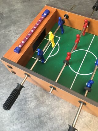 Mini futbolín