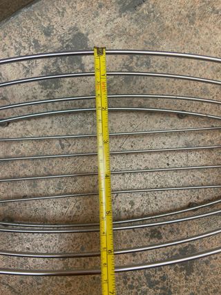 Panera o frutero metálico