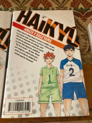 Naruto y Haikyú Comics