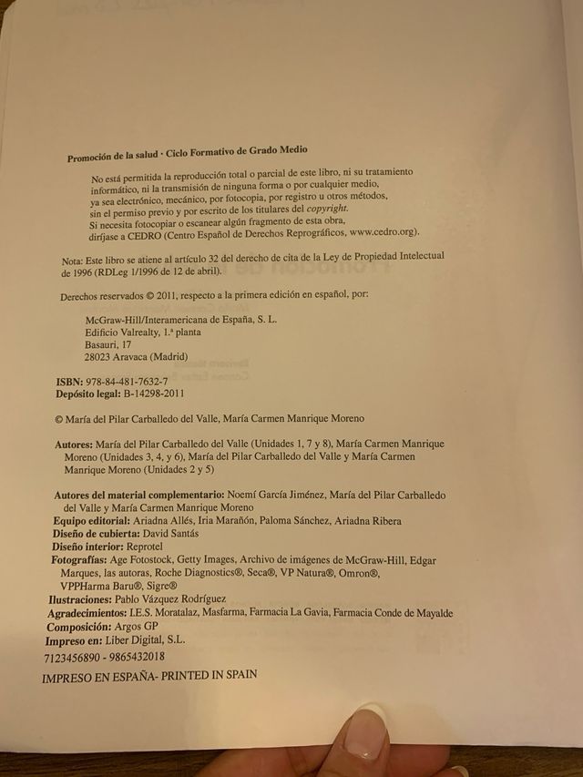 Libro Farmacia y Parafarmacia