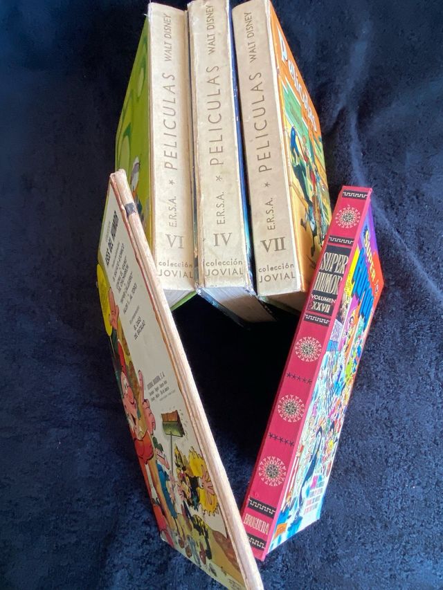 LOTE COMICS Y LIBROS PELICULAS ANTIGUAS