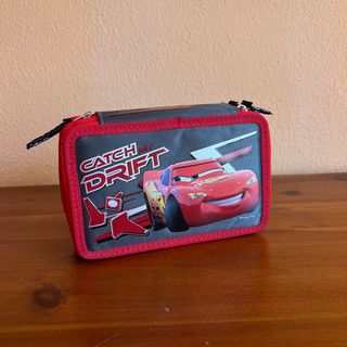 CARS Astuccio scolastico a 3 scomparti