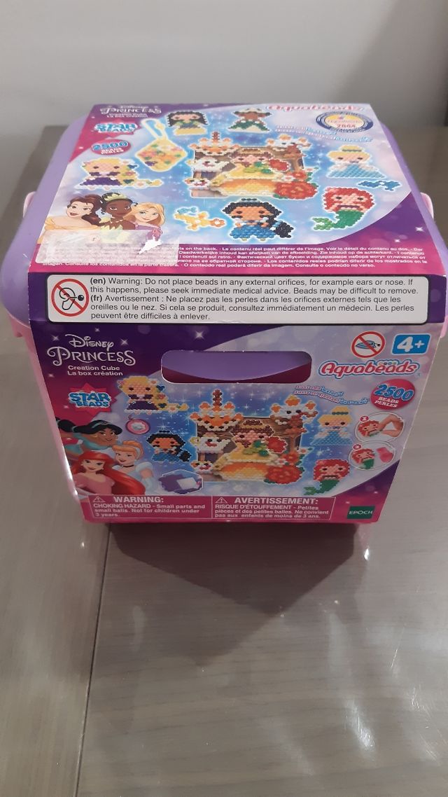 Cubo nuevo princesas aquabeads