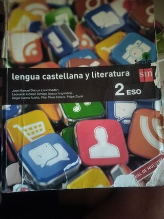 Libro lengua castellana y literatura 2es