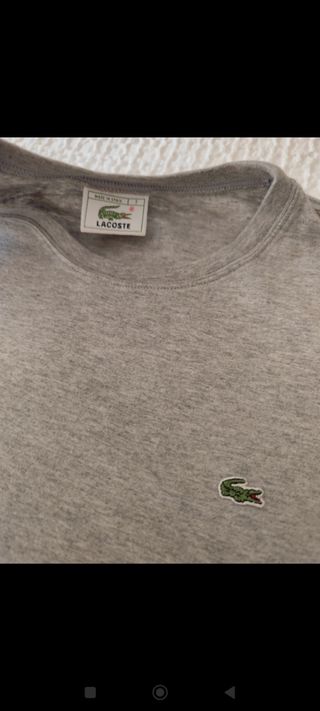 Camiseta gris Lacoste