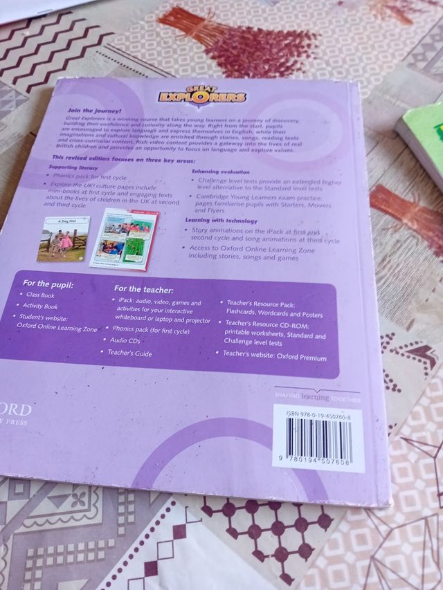 libro de inglés Great Explorers Activity