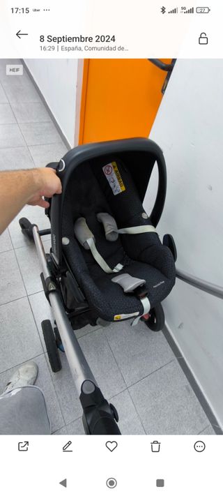 Carro 3 en 1 bebe confort 3x1