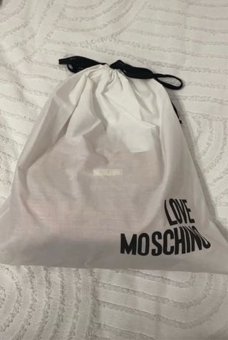 Borsa a braccio rossa di Moschino