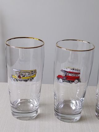 Bicchieri Birra Londra Bus