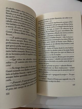 Libro “el niño con el pijama de rayas”