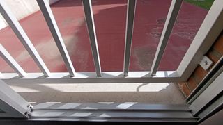 Verja de hierro para ventana de 141-142 cm