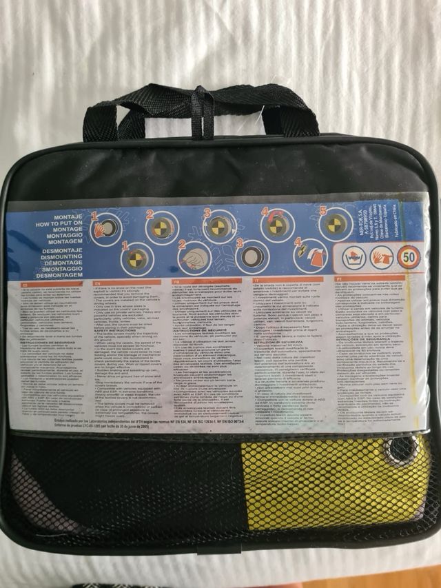 Cadenas nieve textil