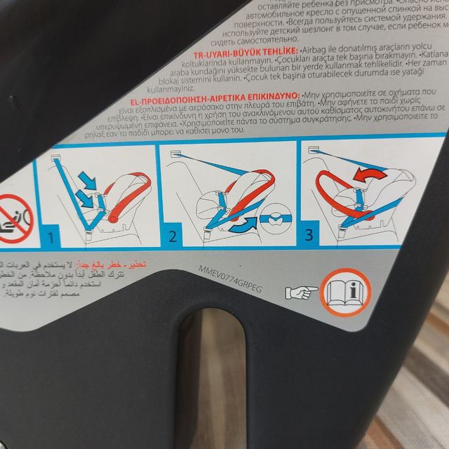 Silla de bebé tipo maxi-cosi