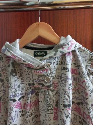 SUDADERA  GRIS CANADA