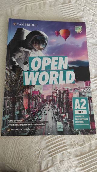 Libro inglés open world A2 Cambridge