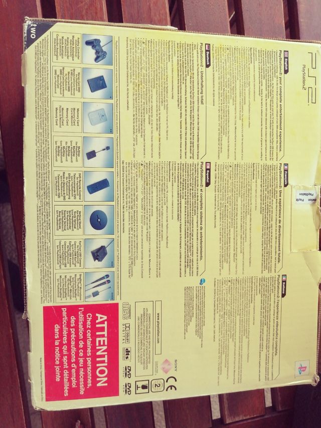 Caja Sony Ps2 Playstation slim. Oferta! 