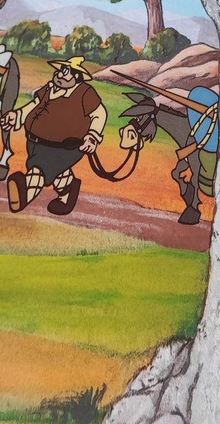 Aventuras de Don Quijote en versión infantil