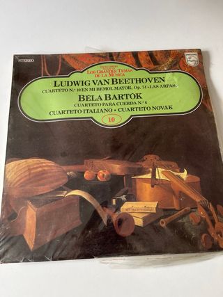 Lote vinilo los grandes temas de la musica