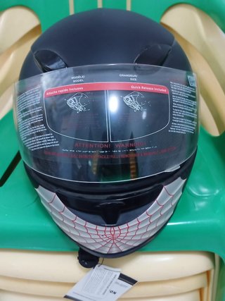 Casco helmet motocicleta con visera
