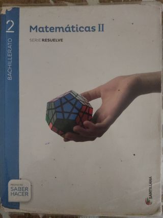 Libro matemáticas II Santillana
