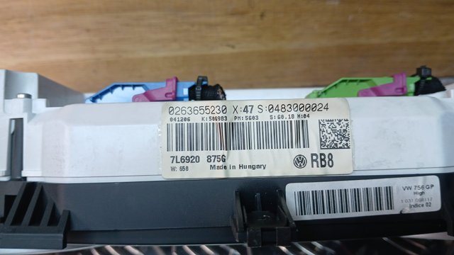 7L6920875G MARCADOR TOUAREG 7LA, 7L6, 7L7 2002-201