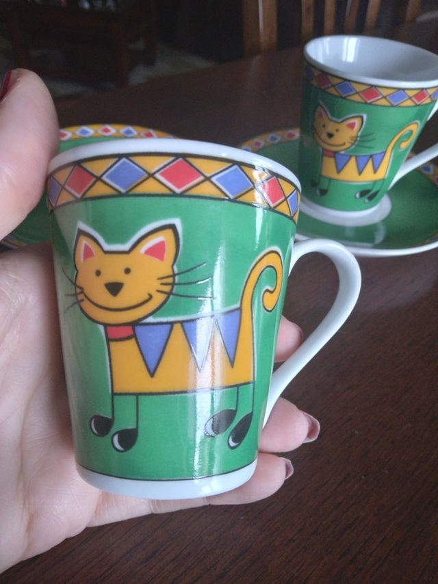Tazzine caffè gatti