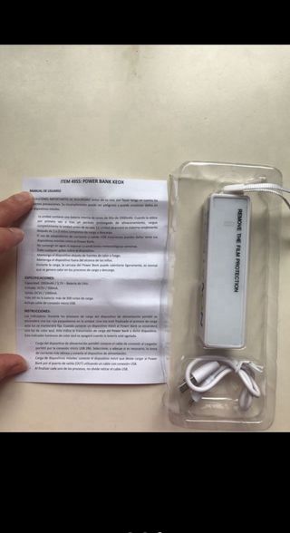 Batería externa 2000 mAh