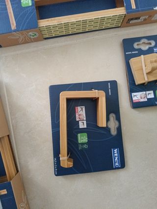 Accesorios baño bambú