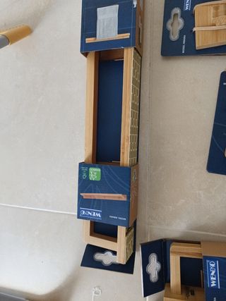 Accesorios baño bambú