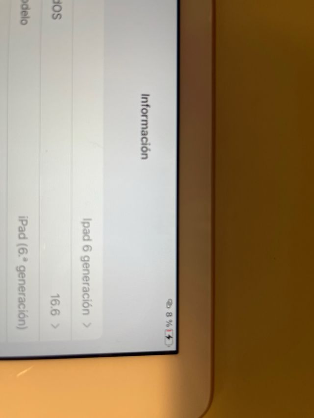 Ipad 6 generación 32gb wifi y celular 