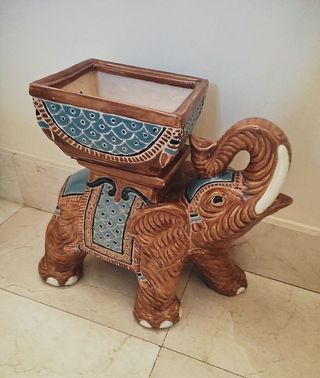 Elefante Porcelana Vidriada Vietnam