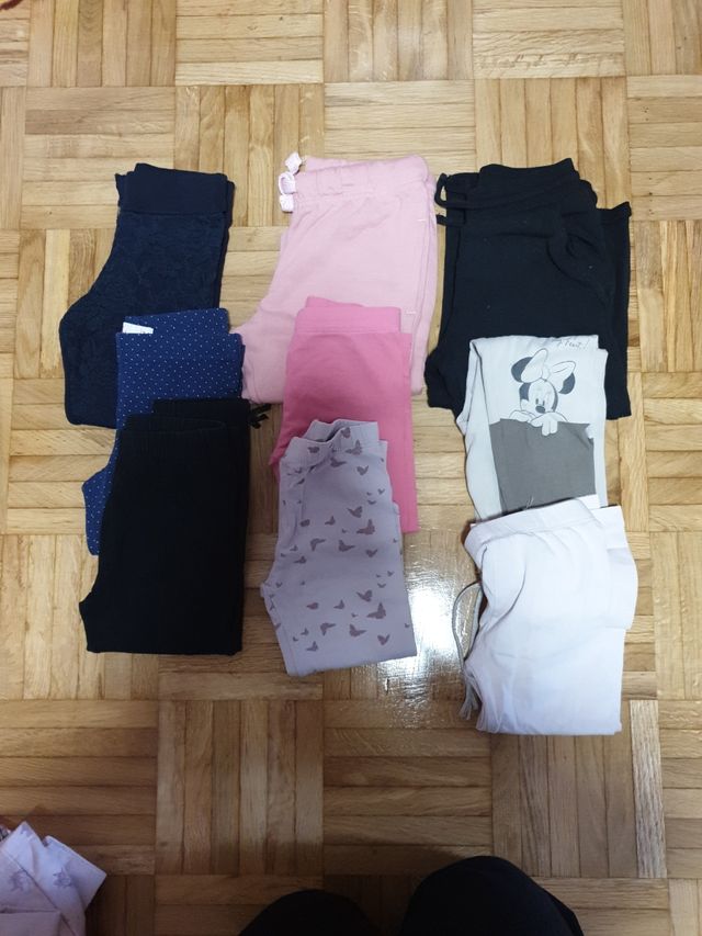 Lote pantalones/leggins niña
