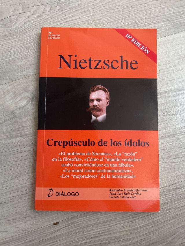 CREPÚSCULO DE LOS ÍDOLOS