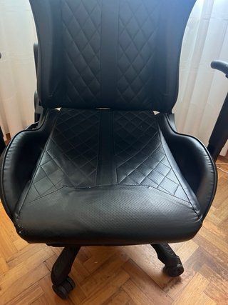 Silla gamer tipo baquet (con reposapies)
