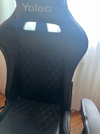 Silla gamer tipo baquet (con reposapies)