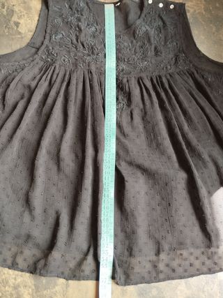 Blusa top bordado Zara
